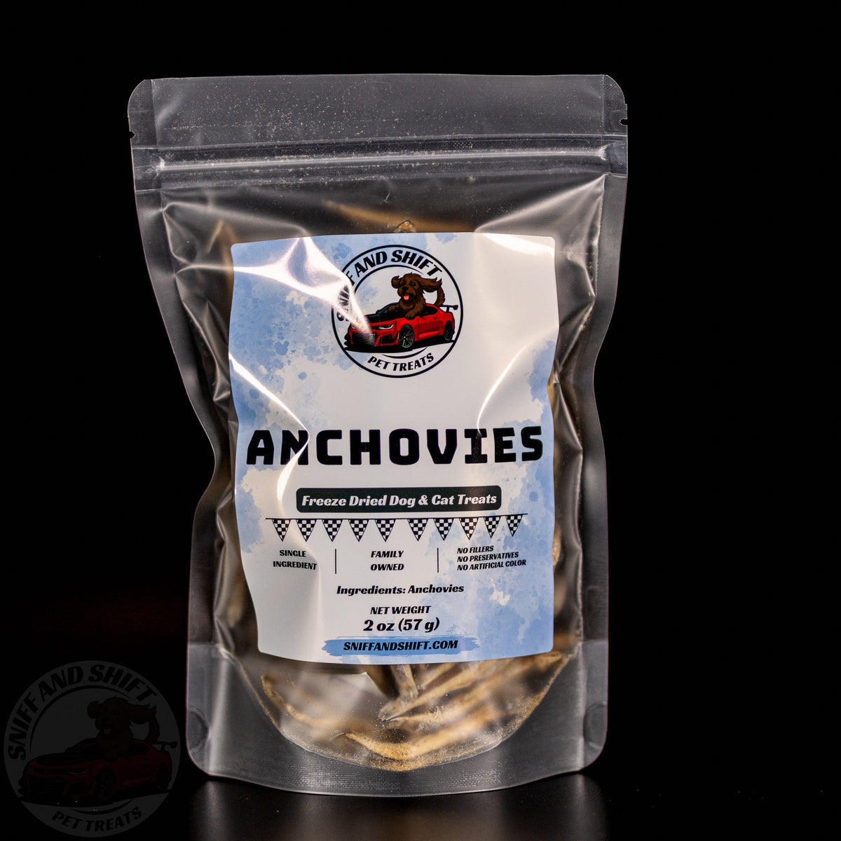 Freeze-Dried Anchovies Fish Treats for Dogs  Cats