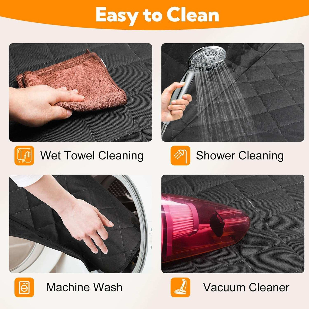 Waterproof Dog Cover for Back seat, lifestyle
