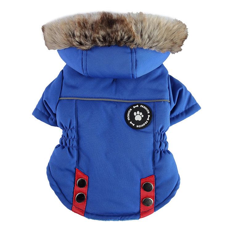 Winter Cotton Dog Jacket – Zipper Coat – alternate view 5