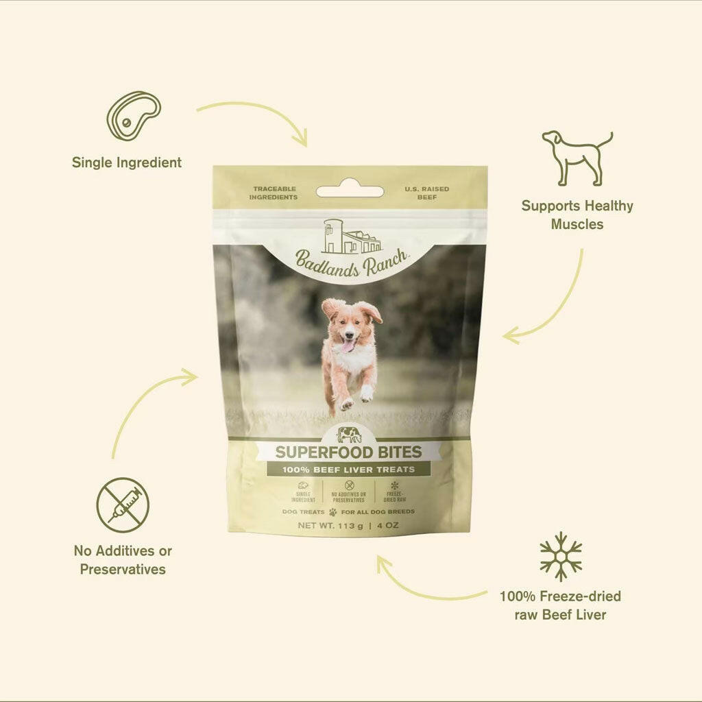 Badlands Ranch Superfood Bites Beef Liver Treats – photo 5 of 10