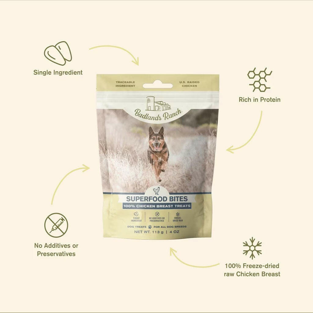 Badlands Ranch Superfood Bites Chicken Breast Treats – photo 3 of 10