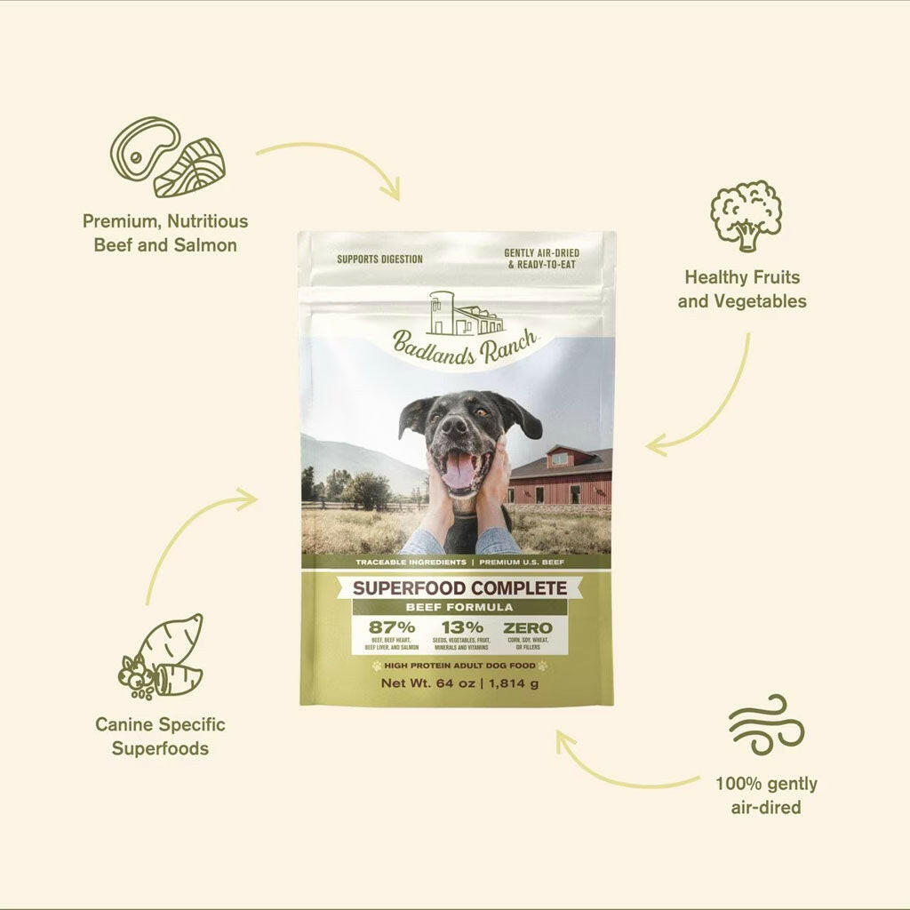 Badlands Ranch Superfood Complete Beef Dog Food – photo 3 of 5