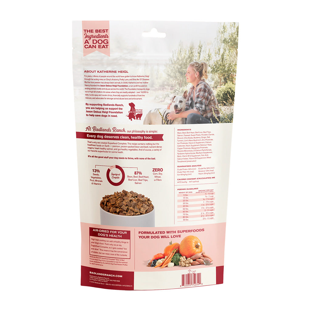 Badlands Ranch Superfood Complete Premium Air Dried Bison and Beef Dog Food – photo 2 of 9