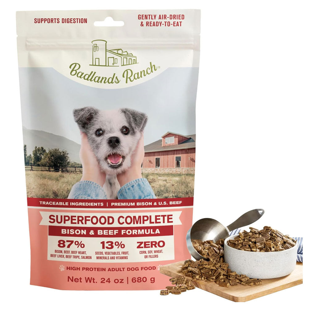 Badlands Ranch Superfood Complete Premium Air Dried Bison and Beef Dog Food – photo 9 of 9
