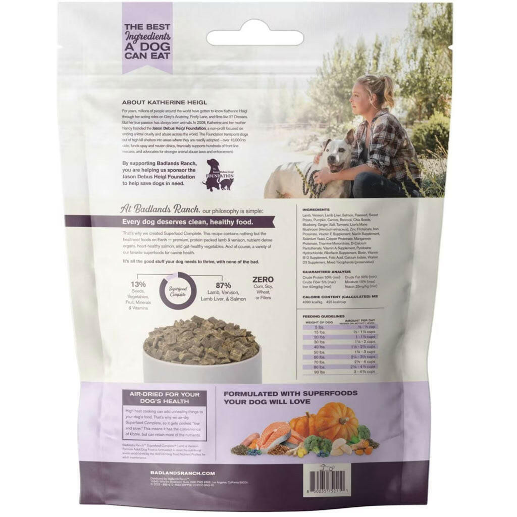 Badlands Ranch Superfood Complete Lamb Venison Dog Food – photo 2 of 15