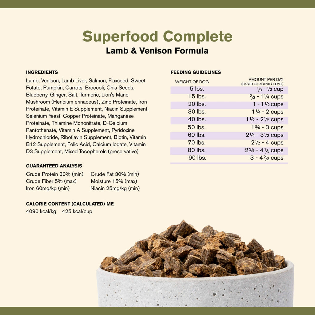 Badlands Ranch Superfood Complete Lamb Venison Dog Food – photo 5 of 15