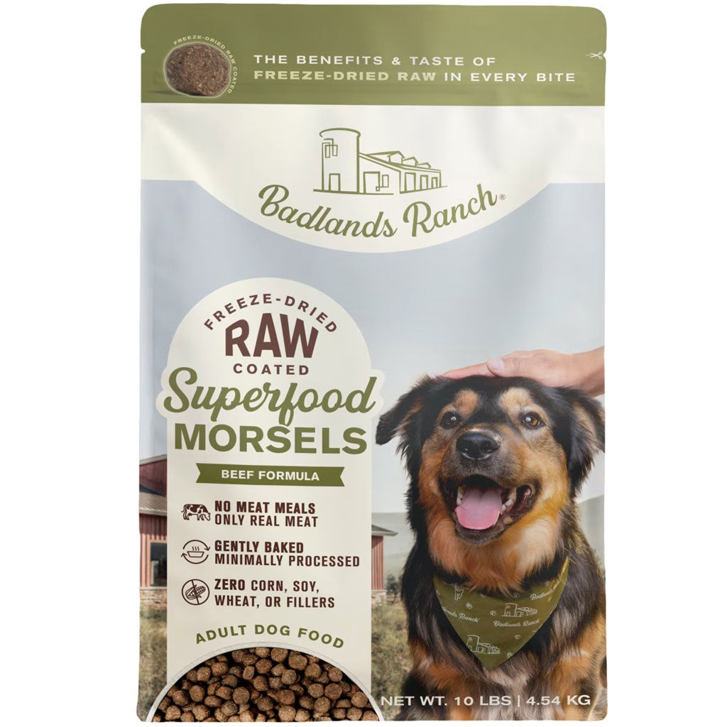 Badlands Ranch Superfood Complete Raw Coated Morsels Beef Dog Food – photo 6 of 7