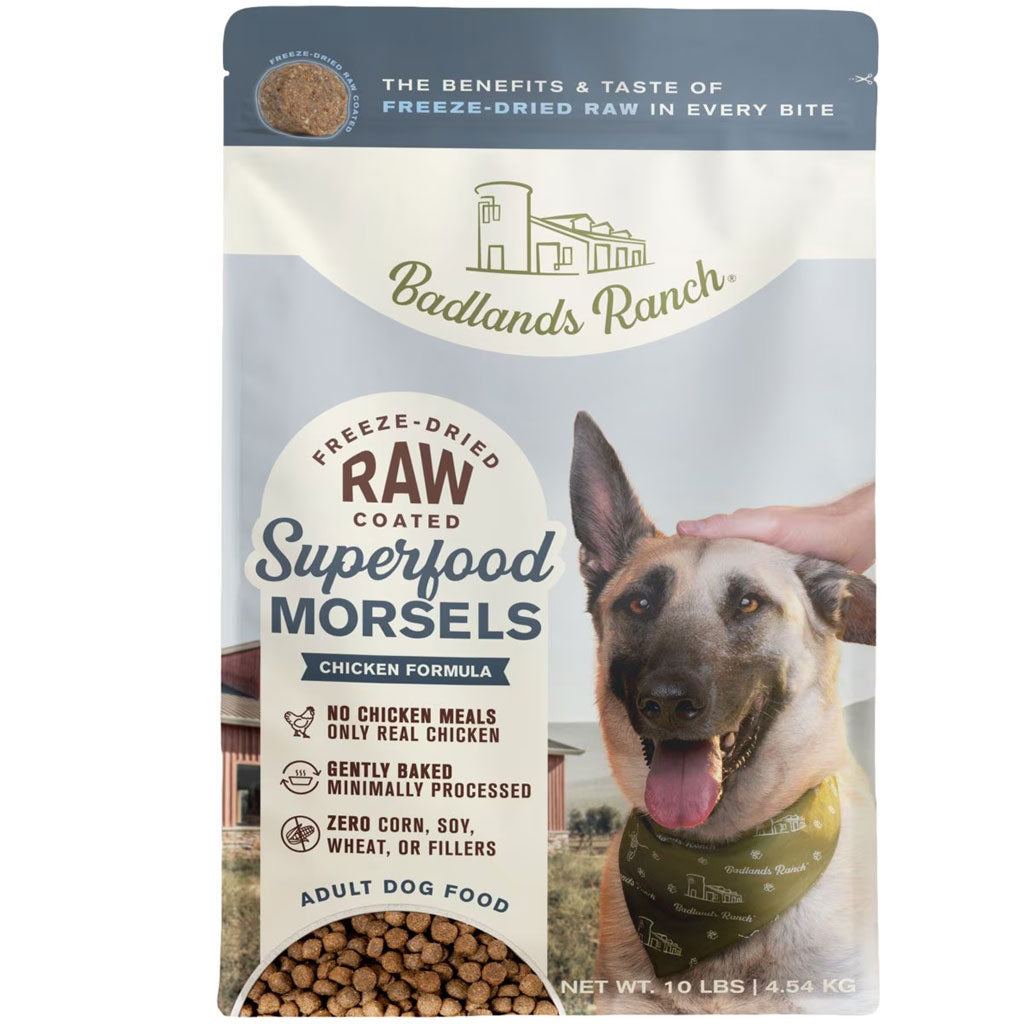Badlands Ranch Superfood Complete Raw Coated Morsels Chicken Dog Food – photo 6 of 7