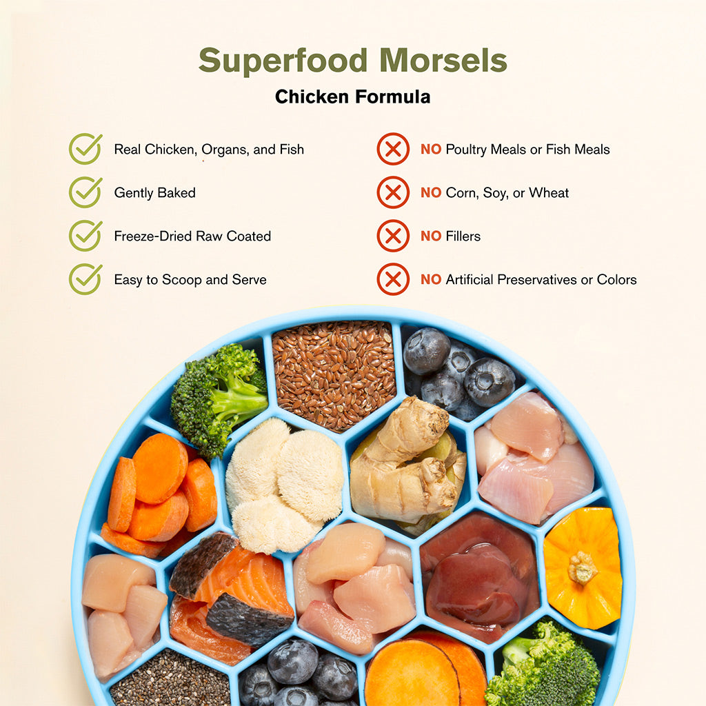 Badlands Ranch Superfood Complete Raw Coated Morsels Chicken Dog Food – photo 4 of 7