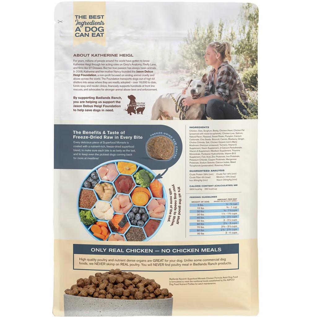 Badlands Ranch Superfood Complete Raw Coated Morsels Chicken Dog Food – photo 2 of 7