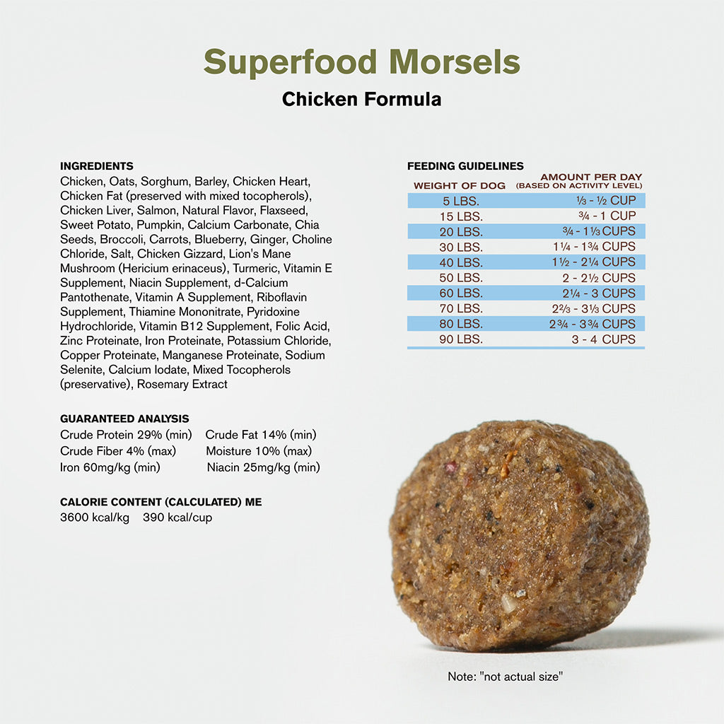 Badlands Ranch Superfood Complete Raw Coated Morsels Chicken Dog Food – photo 5 of 7