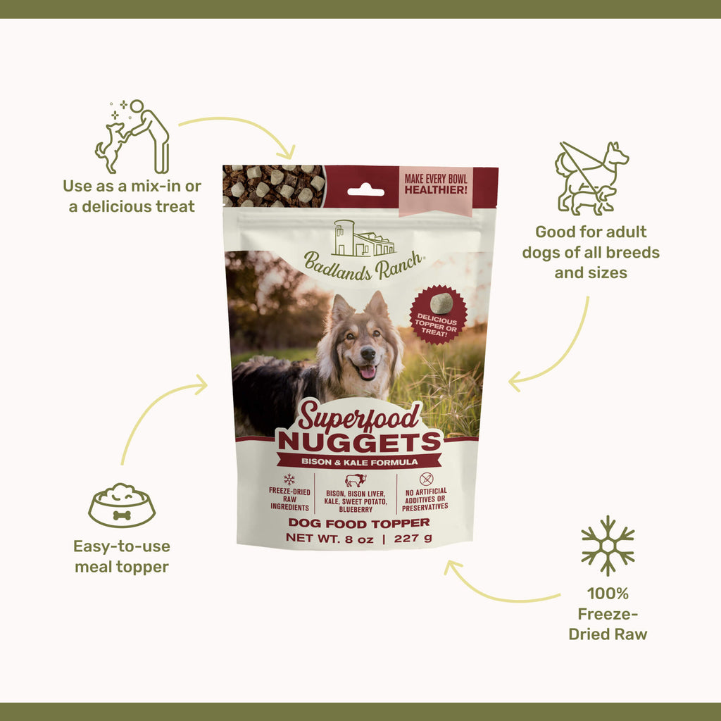 Badlands Ranch Superfood Nuggets Dog Food Topper – photo 8 of 18