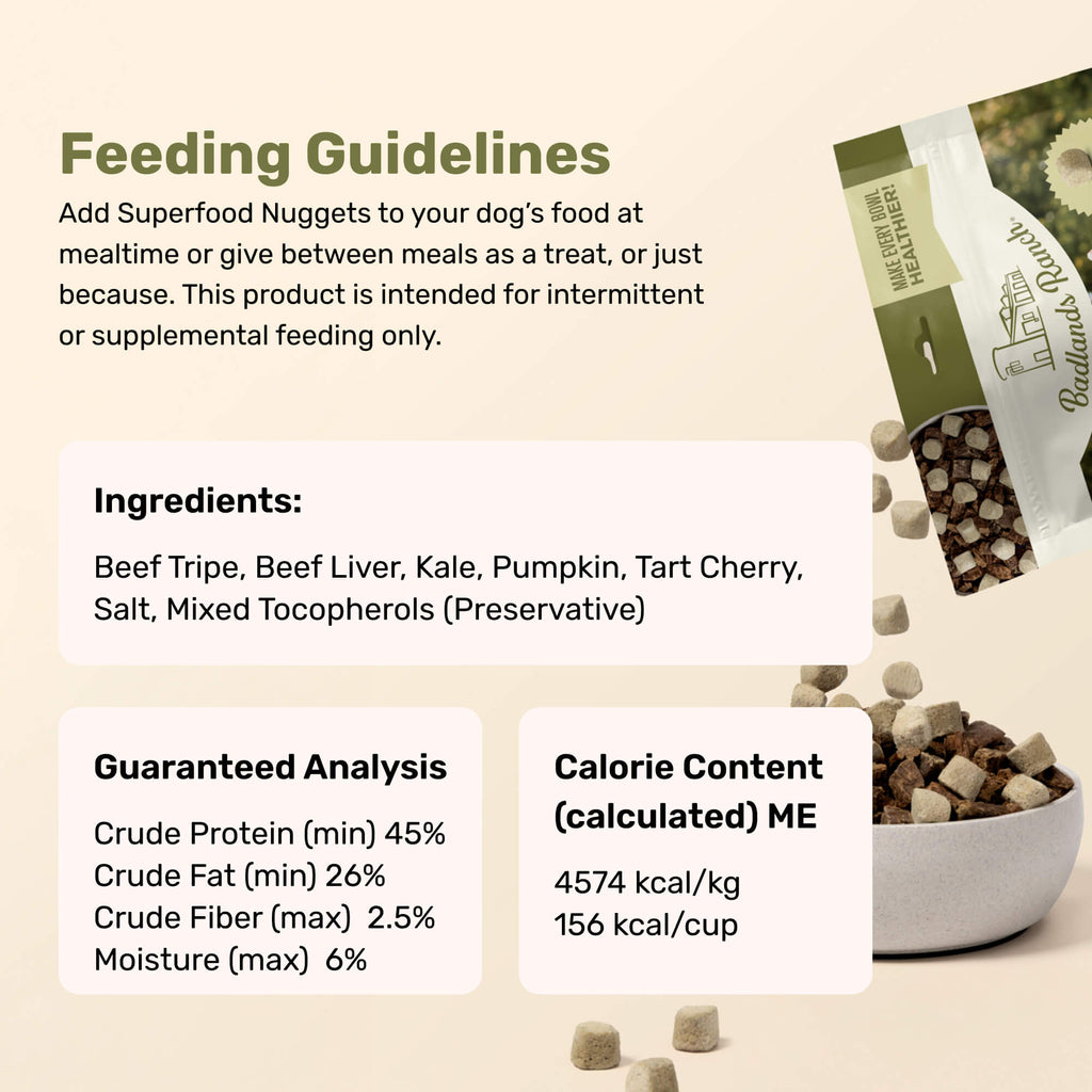Badlands Ranch Superfood Nuggets Dog Food Topper – photo 11 of 18