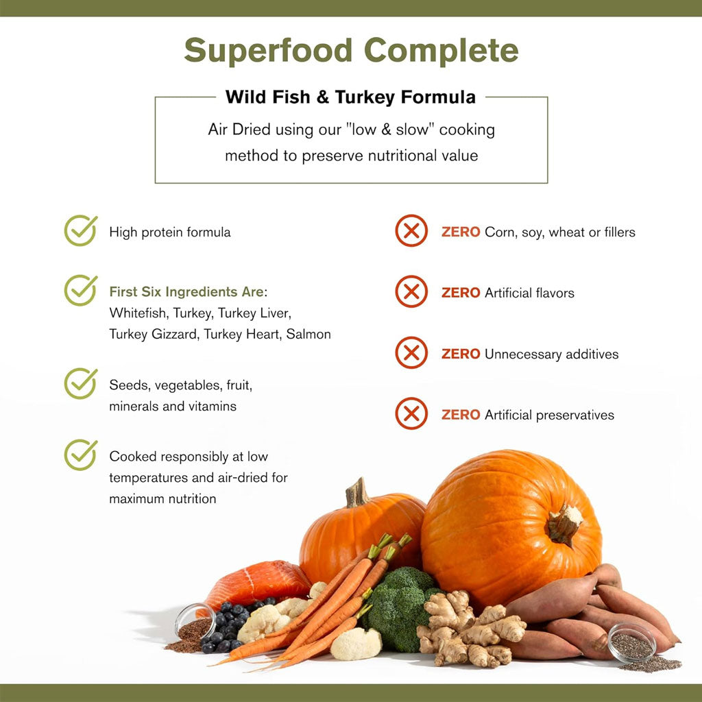 Badlands Ranch Superfood Complete Air-Dried Wild Fish and Turkey Dog Food – photo 4 of 11