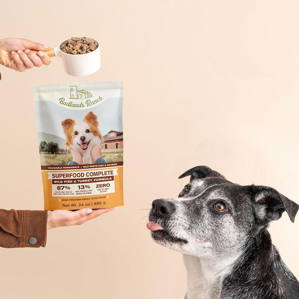 Badlands Ranch Superfood Complete Air-Dried Wild Fish and Turkey Dog Food – photo 9 of 11