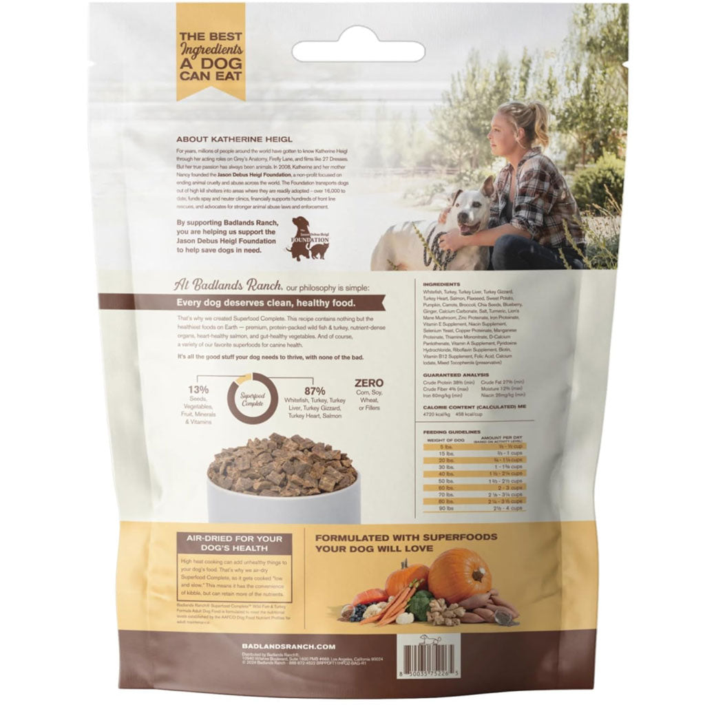 Badlands Ranch Superfood Complete Air-Dried Wild Fish and Turkey Dog Food – photo 2 of 11