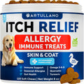 Dog Allergy Relief Chews Itchy Skin Relief Omega-3 Fish Oil – photo 1 of 6