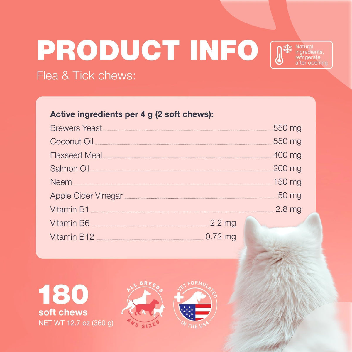 Flea and Tick Support Chews for Dogs Natural Soft Chews – photo 7 of 9