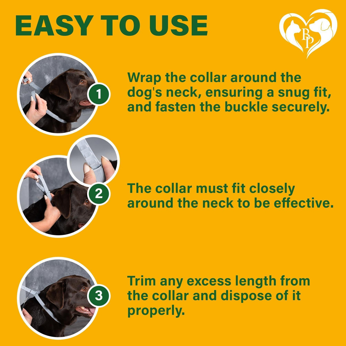 Flea and Tick Collar for Dogs 6-Month Essential Oil Repellent – photo 7 of 8