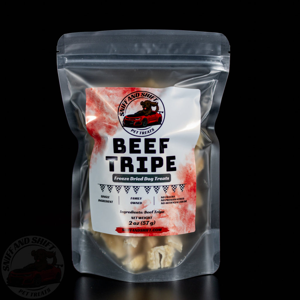 Freeze-Dried Tripe Dog Treats Raw Single Ingredient