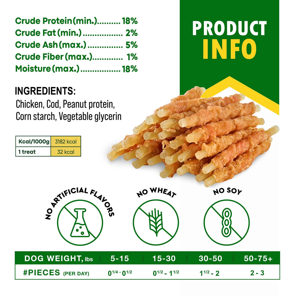 Beloved Pets Cod Sticks with Chicken Dog Chew Treats – photo 5 of 8