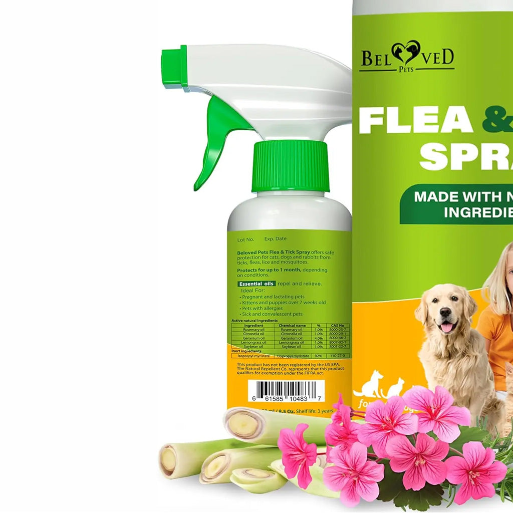 Beloved Pets Natural Flea and Tick Home Spray for Dogs and Cats – photo 1 of 7