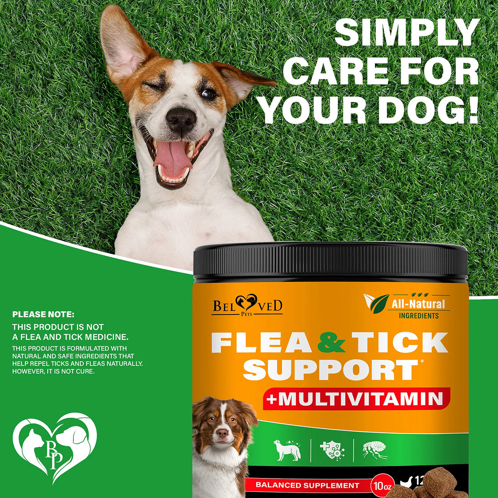Beloved Pets Flea and Tick Support plus Multivitamin Soft Chews for Dogs – photo 2 of 7