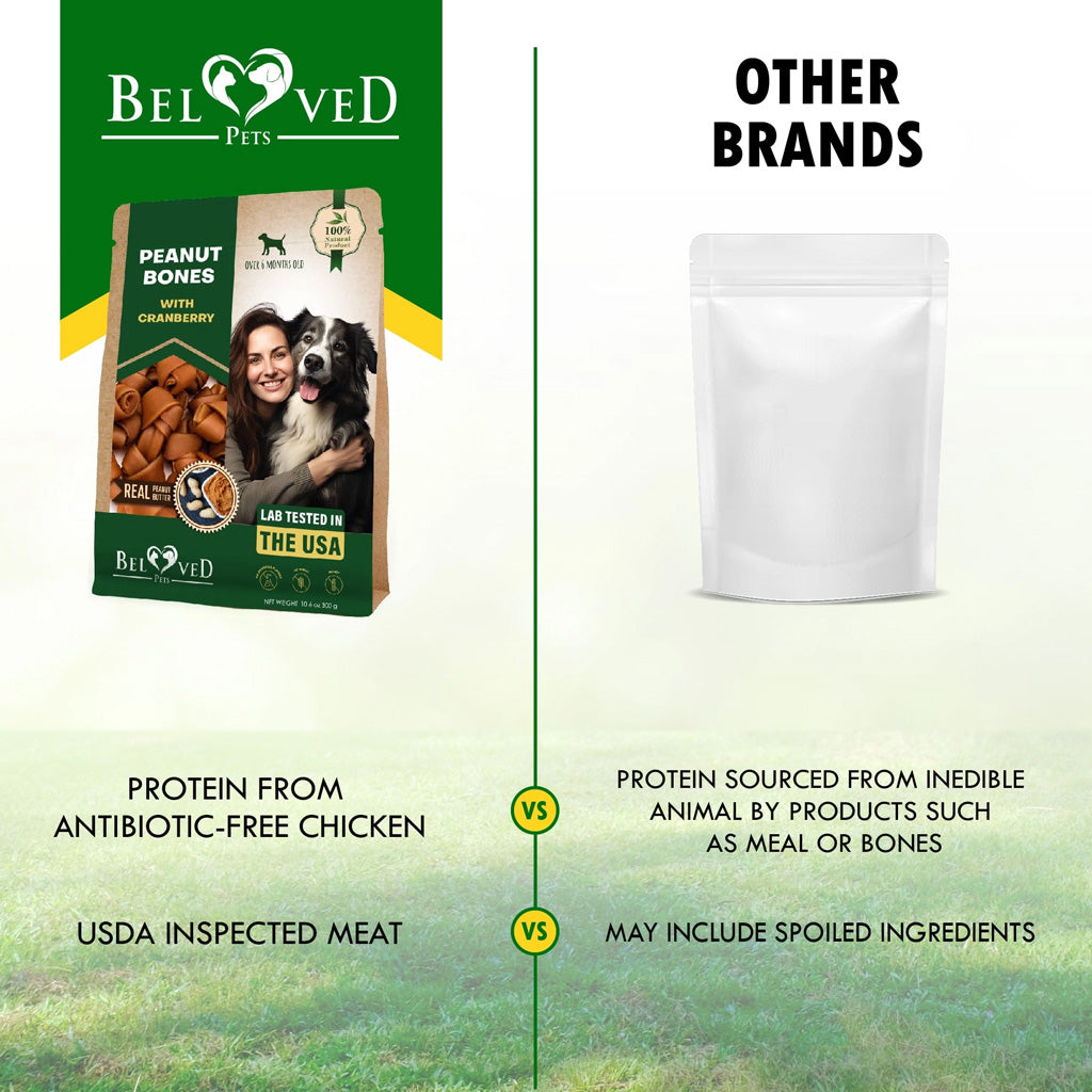 Beloved Pets Peanut Bones with Cranberry Dog Treats – photo 2 of 7