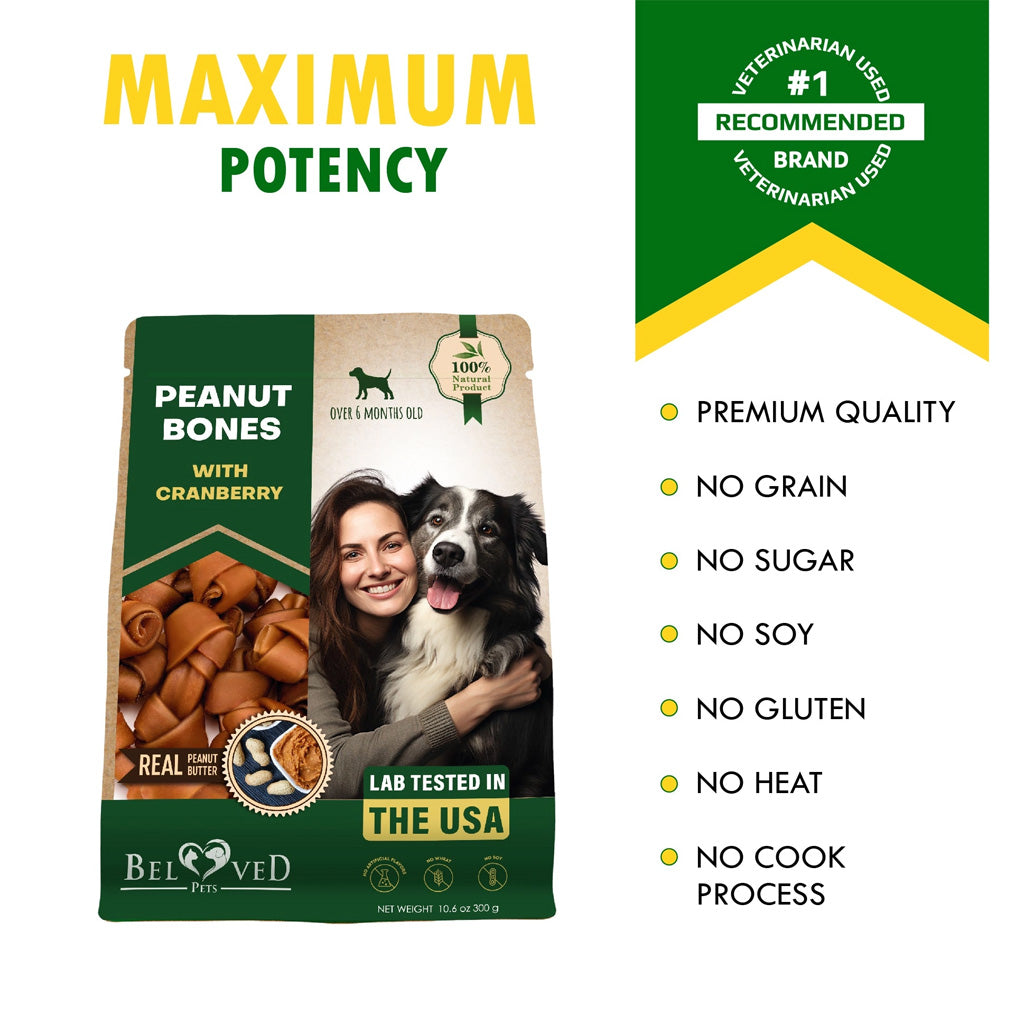 Beloved Pets Peanut Bones with Cranberry Dog Treats – photo 3 of 7