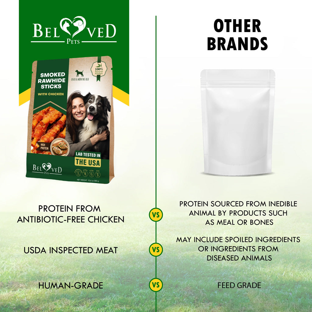 Beloved Pets Smoked Rawhide Sticks with Chicken Dog Chew Treats – photo 3 of 7