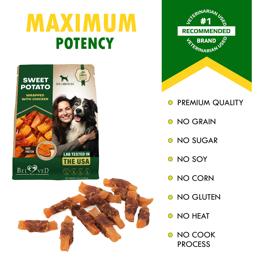 Beloved Pets Sweet Potato Wrapped with Chicken Dog Treats – photo 6 of 7