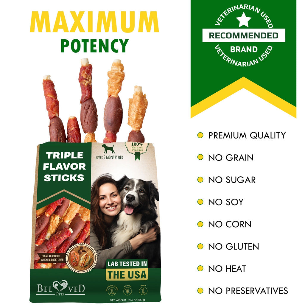 Beloved Pets Triple Flavor Dog Treats Chicken Duck Liver – photo 3 of 6