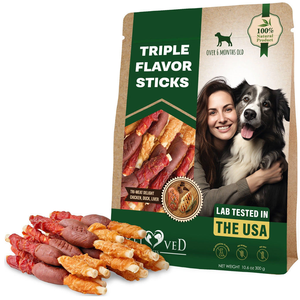 Beloved Pets Triple Flavor Dog Treats Chicken Duck Liver – photo 1 of 6