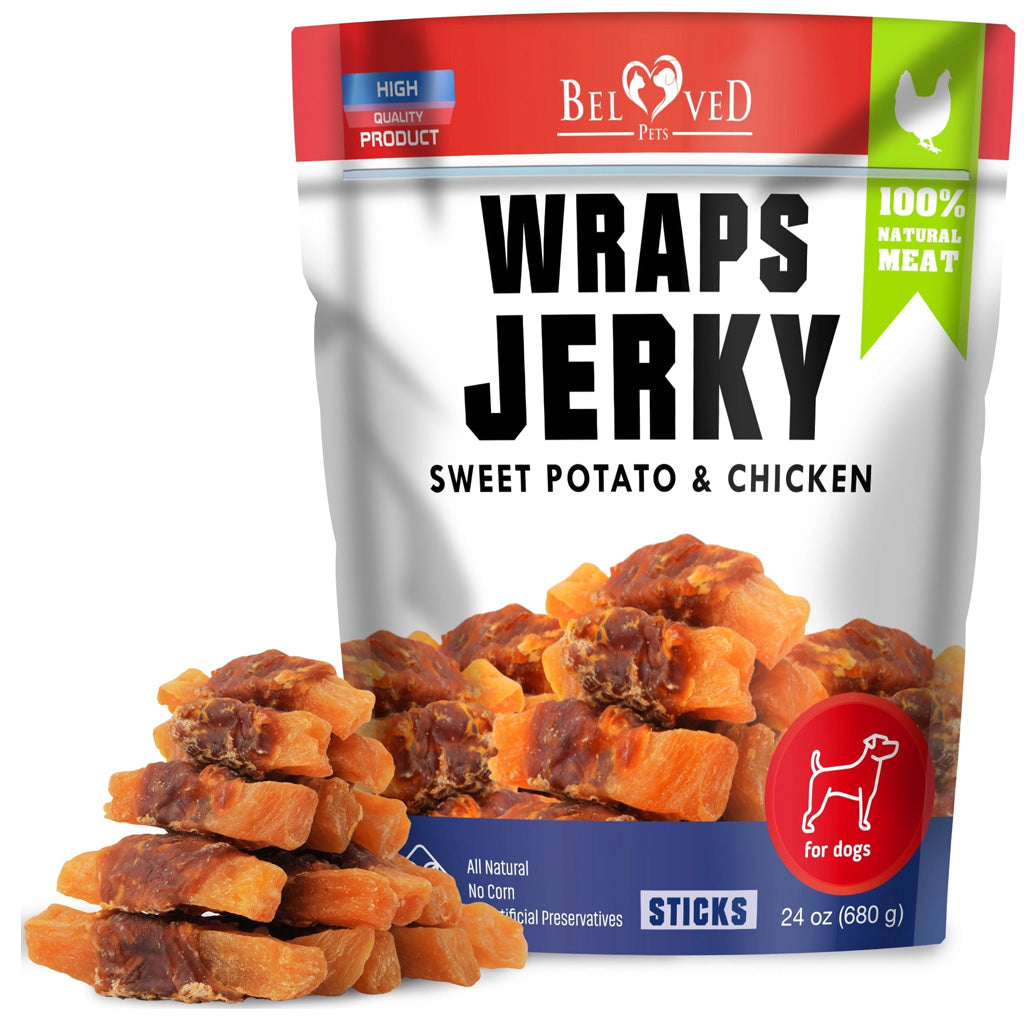 Beloved Pets Wraps Jerky Sweet Potato and Chicken Sticks Dog Treats – photo 1 of 7