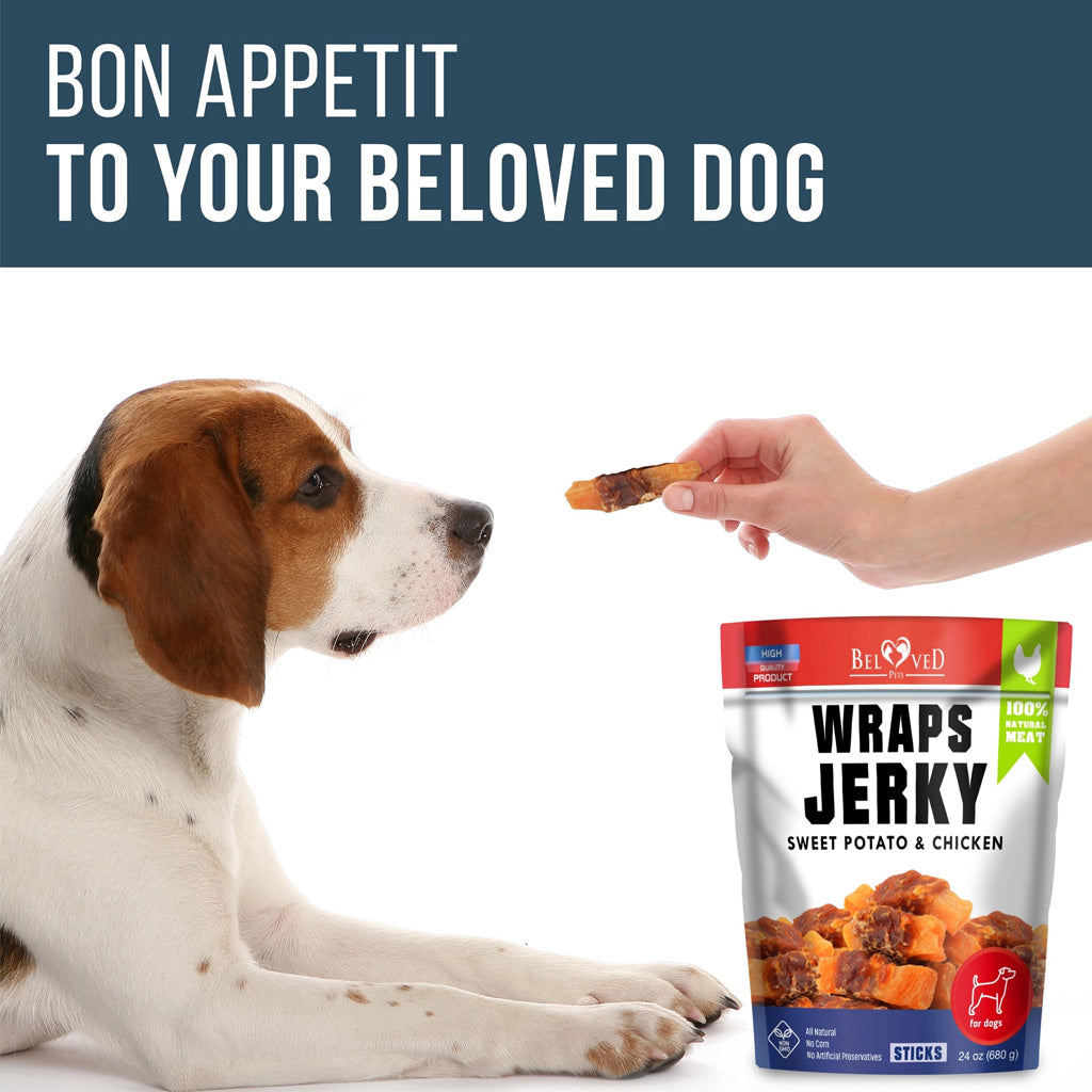 Beloved Pets Wraps Jerky Sweet Potato and Chicken Sticks Dog Treats – photo 4 of 7