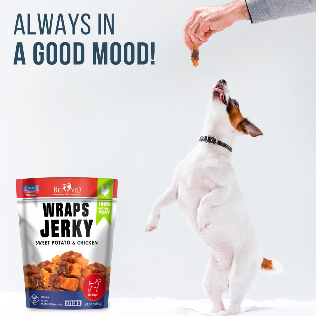 Beloved Pets Wraps Jerky Sweet Potato and Chicken Sticks Dog Treats – photo 3 of 7