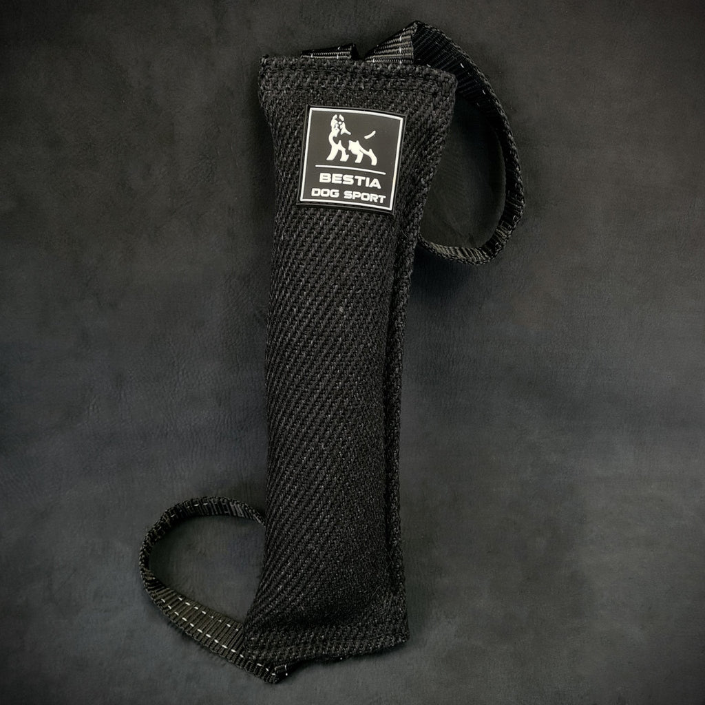 Bestia Dog Sport bite tug training toy, tear-resistant material close-up