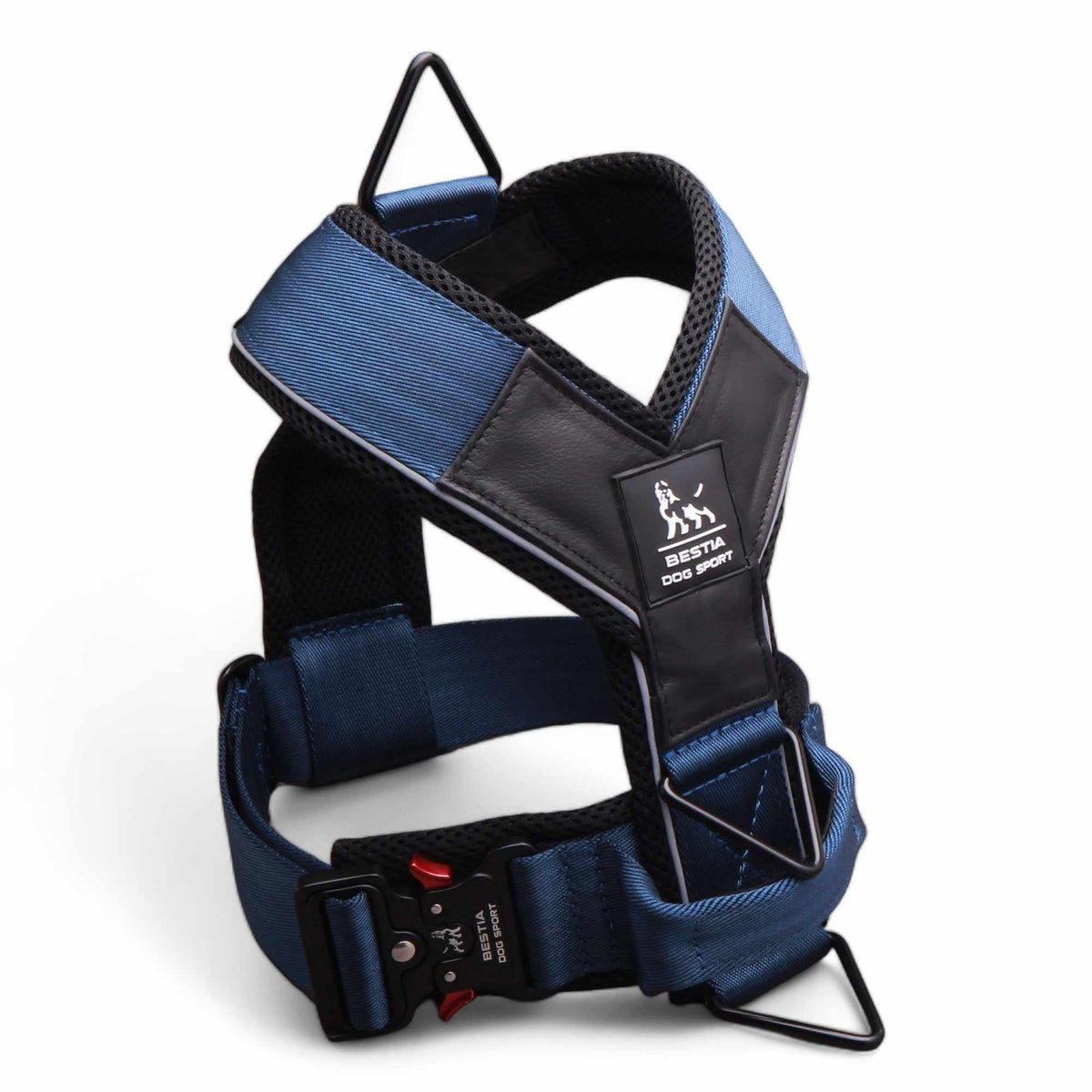 Bestia Dog Sport GripPro heavy duty dog harness, harness front view