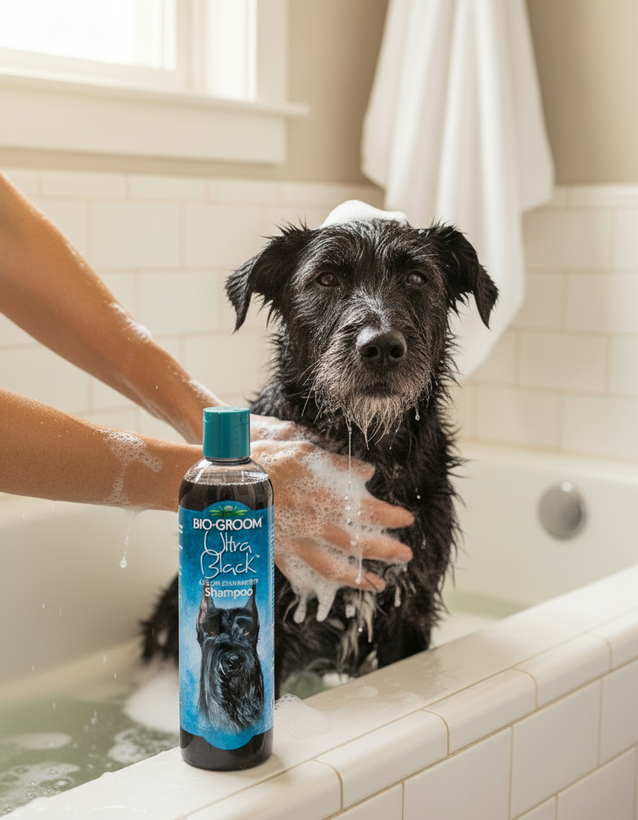 Bio Groom Ultra Black Color Enhancer Dog Shampoo – front view