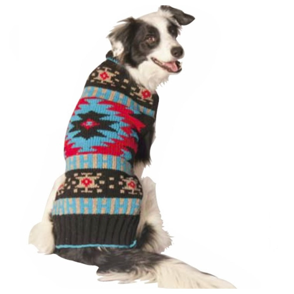 Black Southwest Dog Sweater Hand Knit – photo 1 of 9