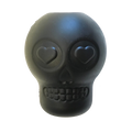 Magnum Sugar Skull Dog Chew Toy & Treat Dispenser – USA Made – front view