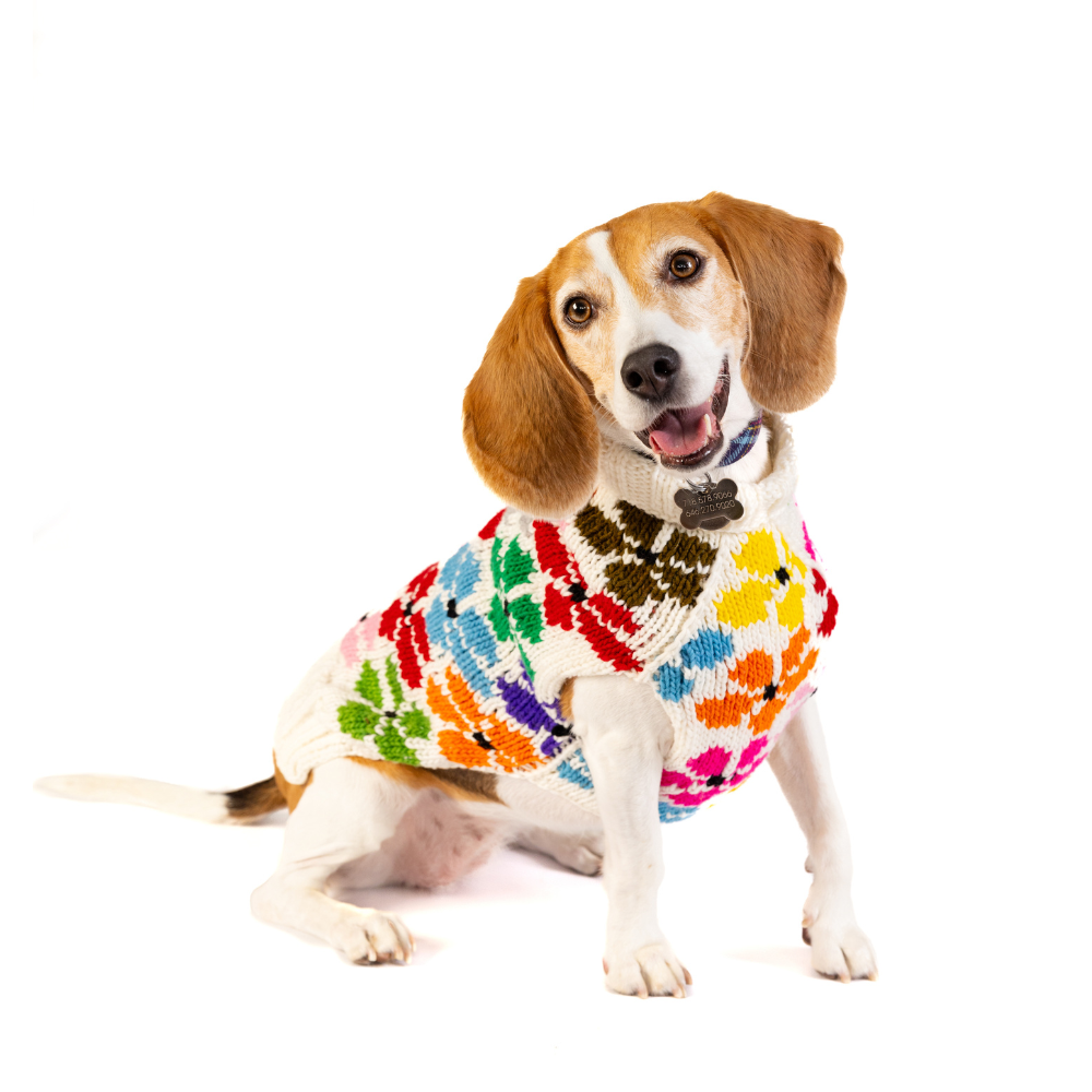 Bloom Dog Sweater Spring Flowers Design – photo 4 of 6