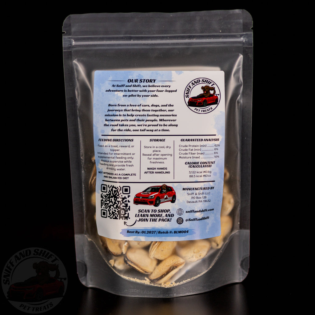 Freeze-Dried Blue-Lipped Mussels Dog  Cat Treats, alternate view