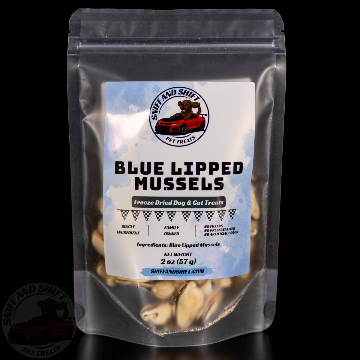 Freeze-Dried Blue-Lipped Mussels Dog  Cat Treats