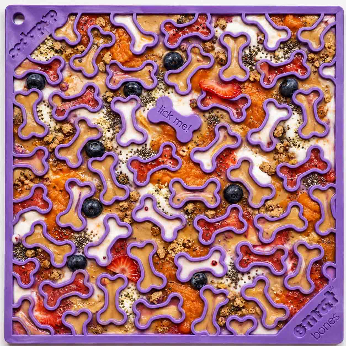 Bones Enrichment Lick Mat for Dogs & Cats – Anxiety Relief – alternate view 2