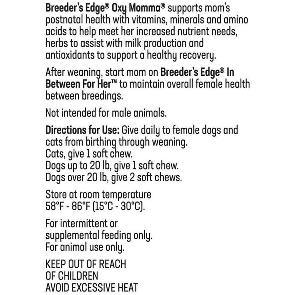 Breeders Edge Oxy Momma Chews Cats Small Dogs – photo 3 of 5