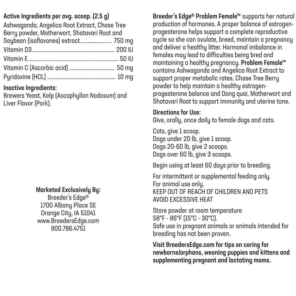 Breeders Edge Problem Female Hormone Supplement – photo 2 of 5