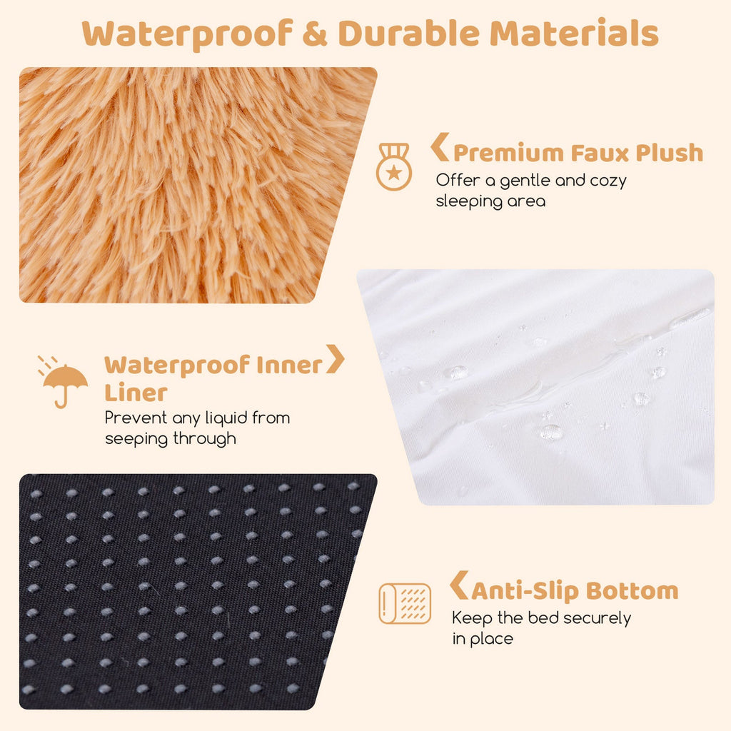 Washable Fluffy Human Dog Bed with Blanket and Pillow – photo 7 of 9
