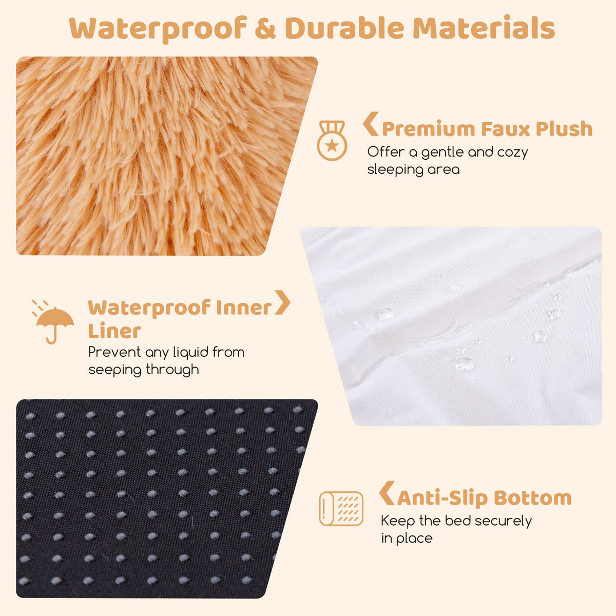Washable Fluffy Human Dog Bed with Blanket and Pillow – photo 7 of 9