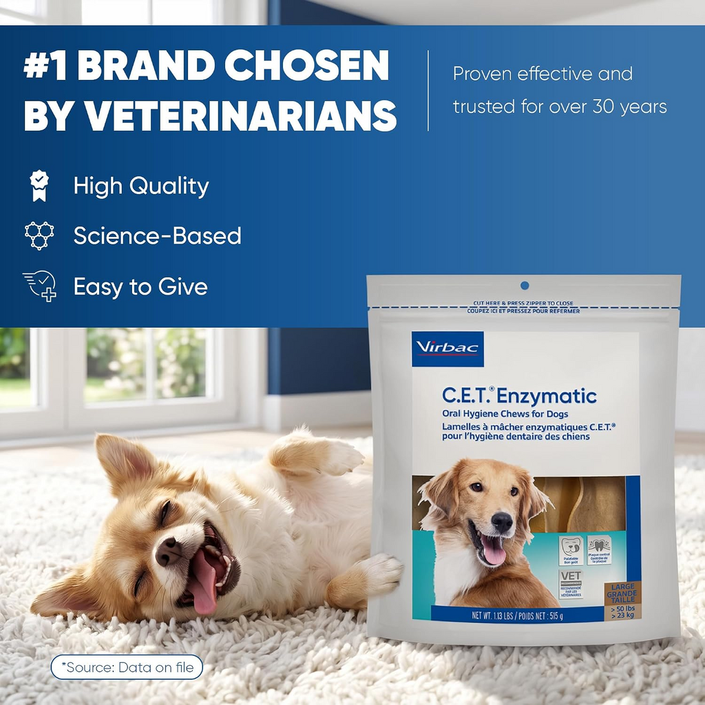 Virbac CET Enzymatic Dental Chews Large Dogs – photo 6 of 7